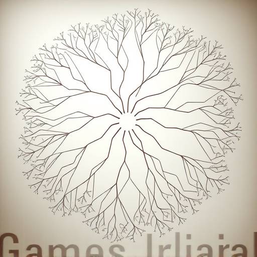 A branching narrative diagram, representing the narratological approach to game analysis.