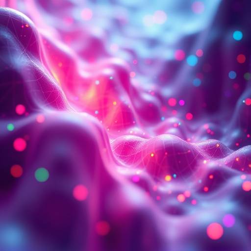 Abstract depiction of algorithms creating game content, showcasing procedural generation.