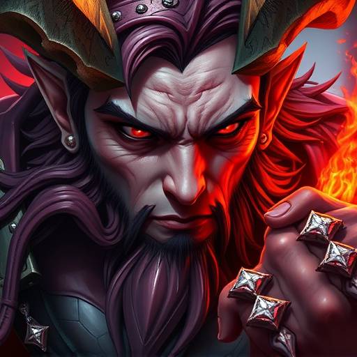 Close-up of character art from 'Hades' with vibrant colors and dynamic poses.